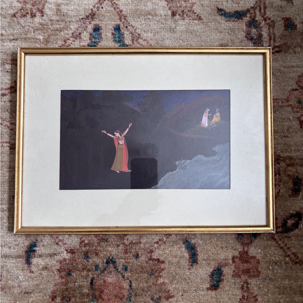 Elegant Gold Framed Art Print